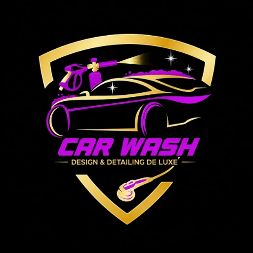 Logo Car Wash Design & Detailing de Luxe