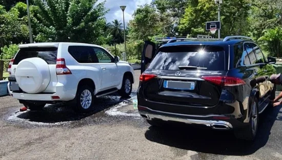 Nettoyage de véhicules et lavage professionnel par Carwash Design au 97129 Lamentin